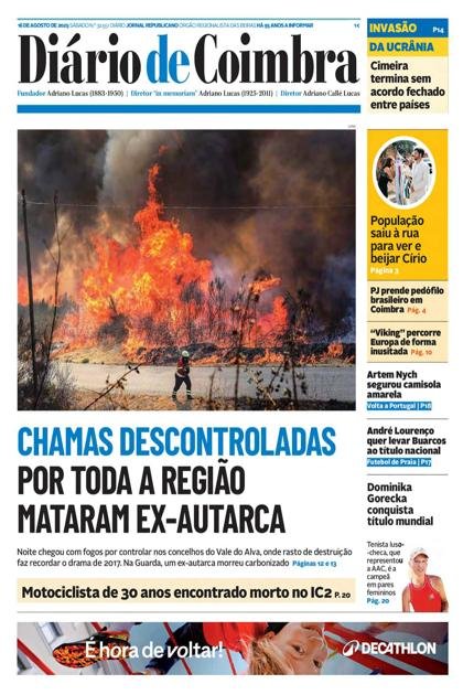 Diário de Coimbra – 16/08/2025