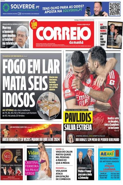 Correio da Manhã – 17/08/2025