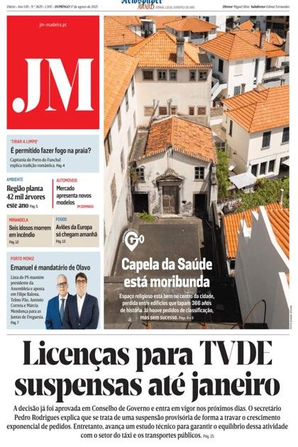 Jornal da Madeira – 17/08/2025