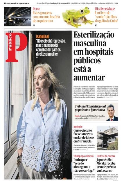 Público LX – 17/08/2025