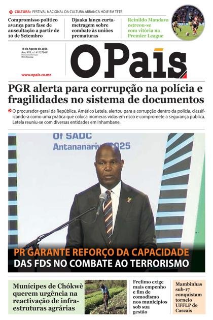 O País – 18/08/2025