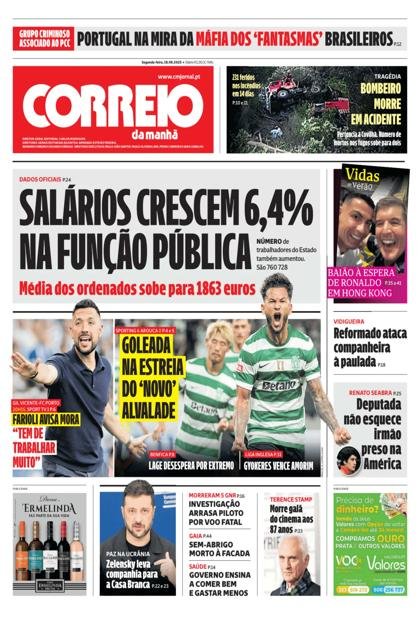 Correio da Manhã – 18/08/2025
