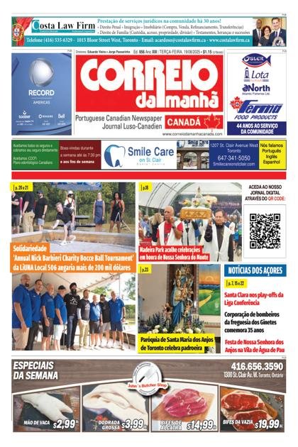Correio da Manhã Canadá – 19/08/2025