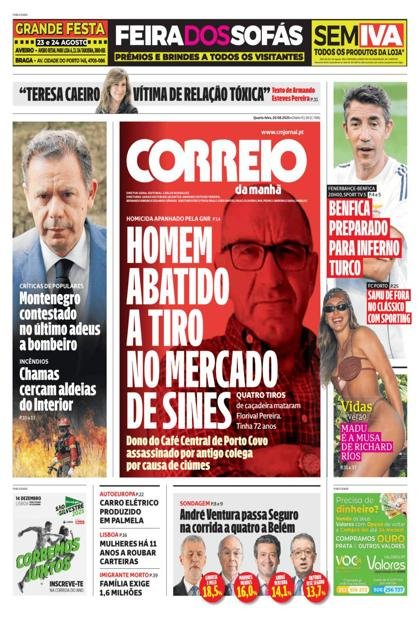 Correio da Manhã – 20/08/2025