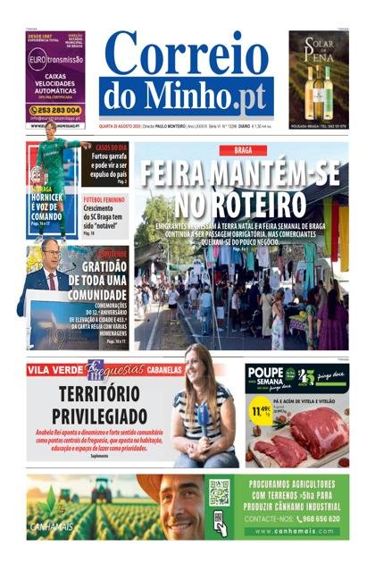 Correio do Minho – 20/08/2025