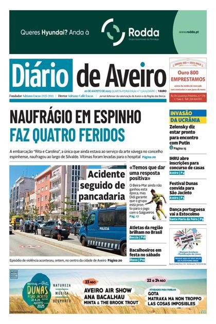 Diário de Aveiro – 20/08/2025