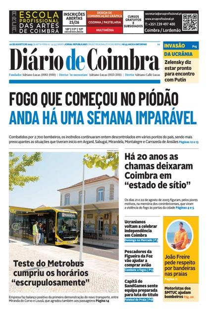 Diário de Coimbra – 20/08/2025