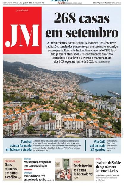 Jornal da Madeira – 20/08/2025