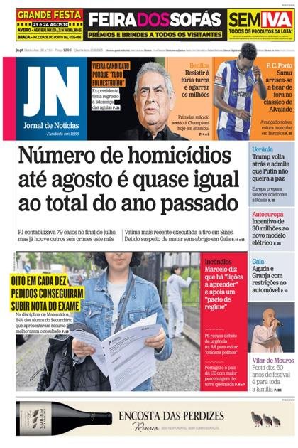 Jornal de Notícias – 20/08/2025
