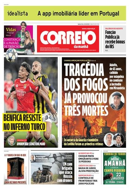 Correio da Manhã – 21/08/2025