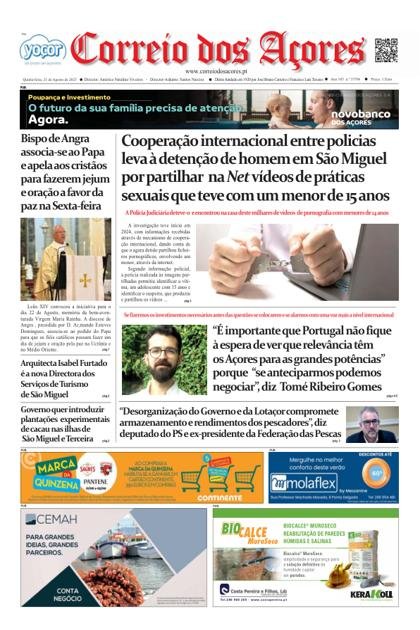 Correio dos Açores – 21/08/2025