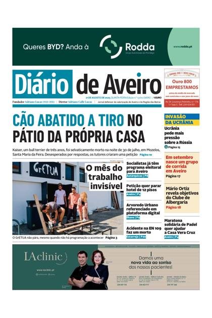 Diário de Aveiro – 21/08/2025