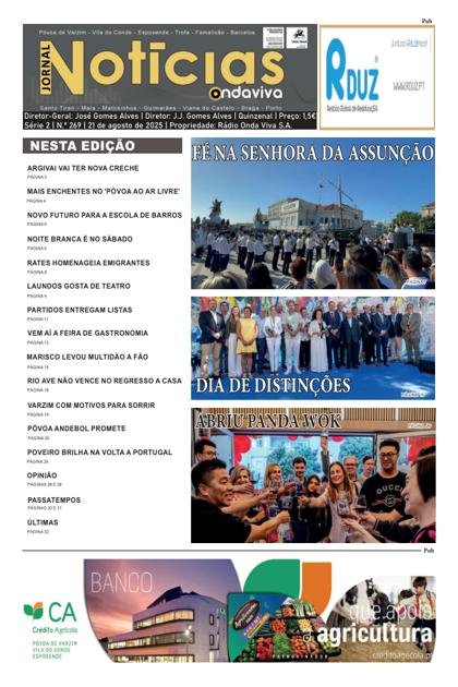 Notícias Onda Viva – 21/08/2025