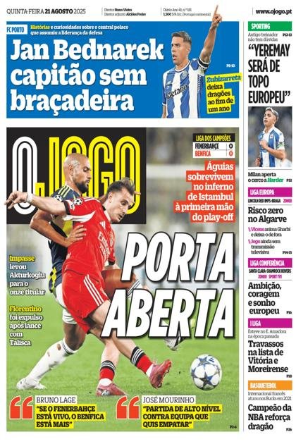 O Jogo – 21/08/2025