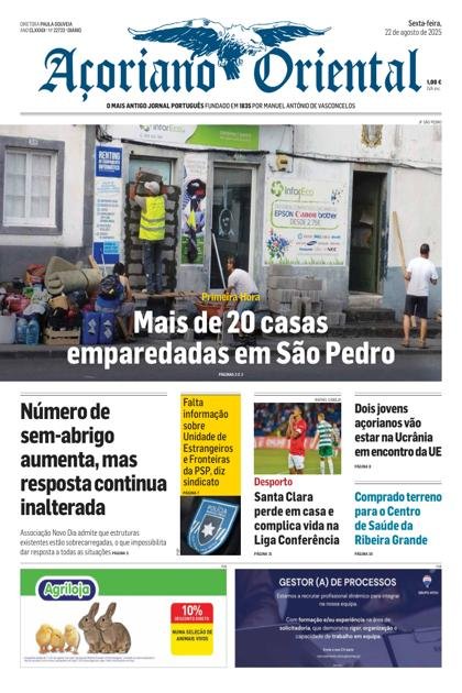 Açoriano Oriental – 22/08/2025