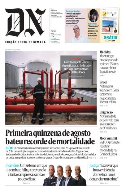 Diário de Notícias – 22/08/2025