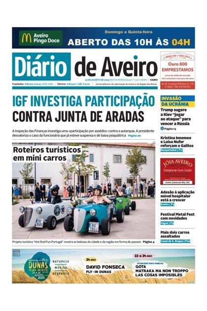 Diário de Aveiro – 22/08/2025