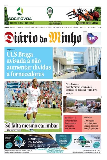 Diário do Minho – 22/08/2025