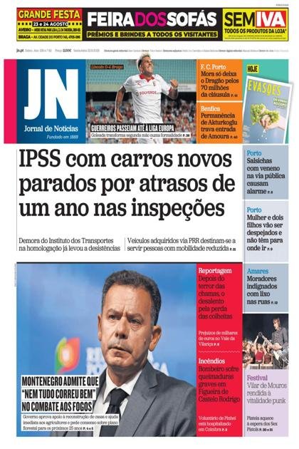 Jornal de Notícias – 22/08/2025