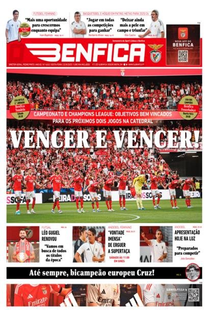 O Benfica – 22/08/2025