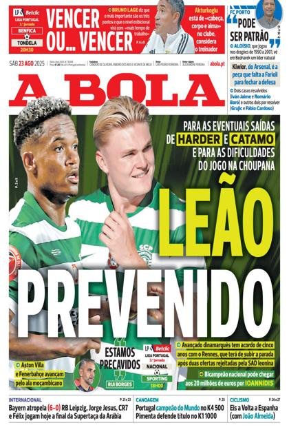 A Bola – 23/08/2025