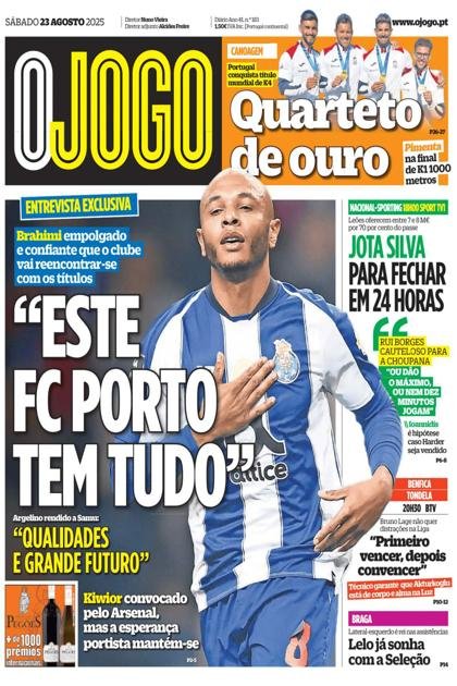 O Jogo – 23/08/2025