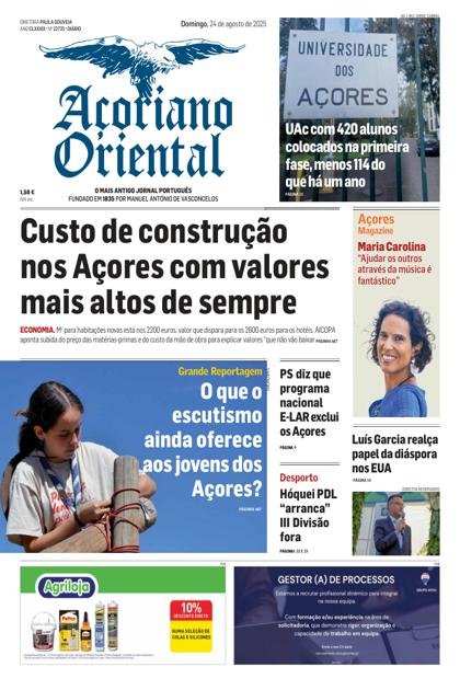 Açoriano Oriental – 24/08/2025