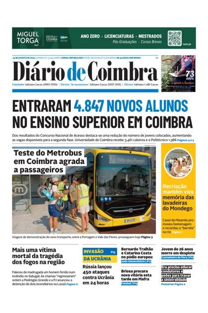 Diário de Coimbra – 24/08/2025