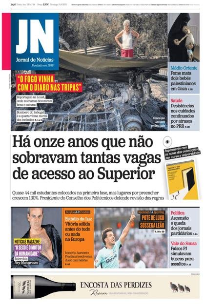 Jornal de Notícias – 24/08/2025