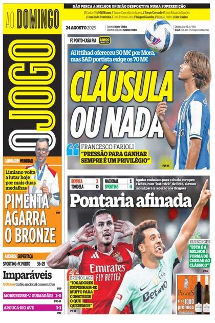 O Jogo – 24/08/2025