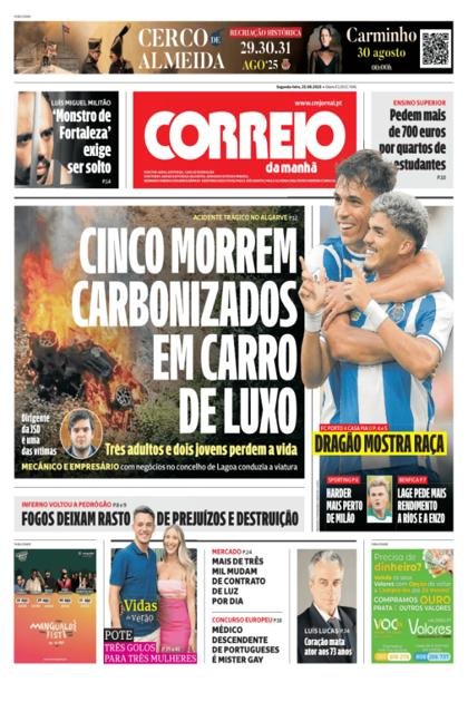 Correio da Manhã – 25/08/2025