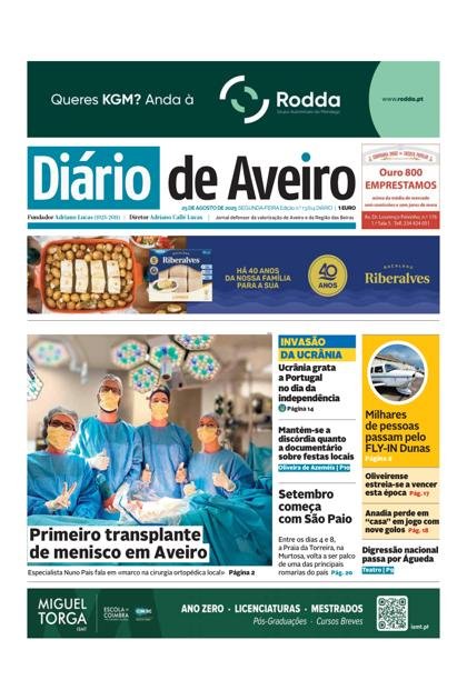 Diário de Aveiro – 25/08/2025