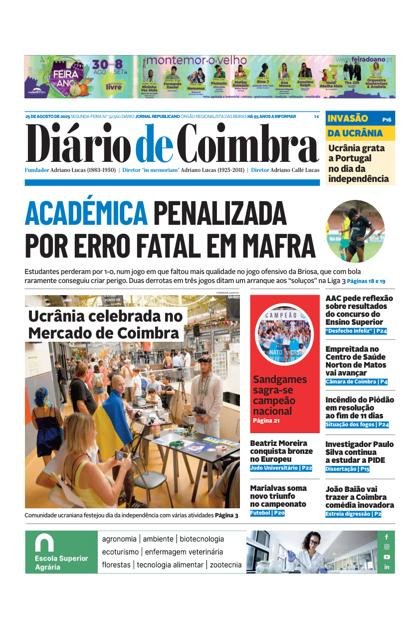 Diário de Coimbra – 25/08/2025