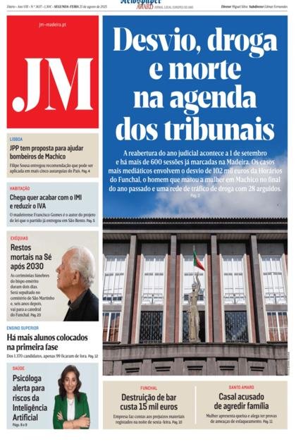 Jornal da Madeira – 25/08/2025