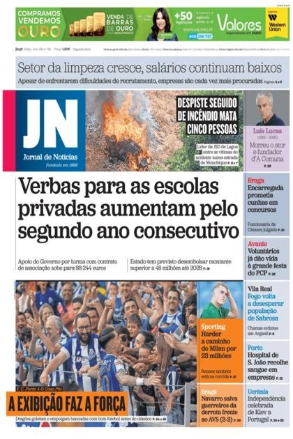 Jornal de Notícias – 25/08/2025