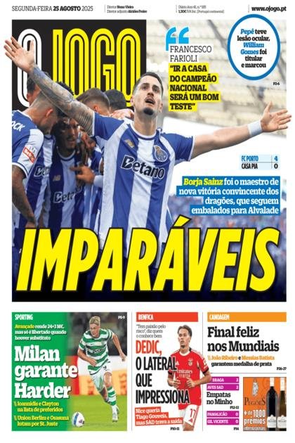 O Jogo – 25/08/2025