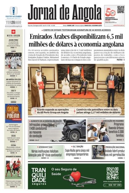 Jornal de Angola – 26/08/2025