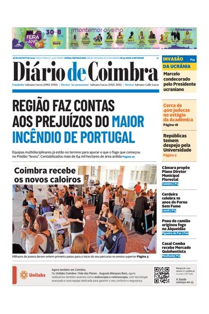 Diário de Coimbra – 26/08/2025