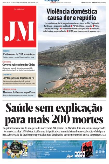 Jornal da Madeira – 26/08/2025