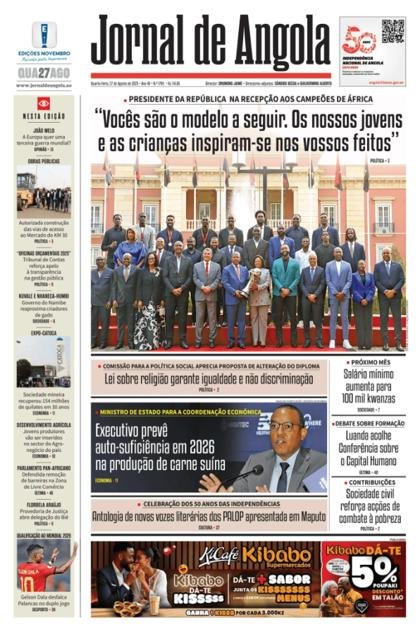 Jornal de Angola – 27/08/2025