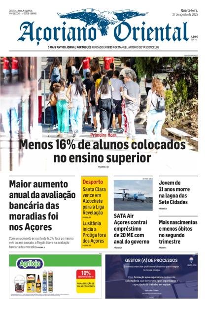 Açoriano Oriental – 27/08/2025