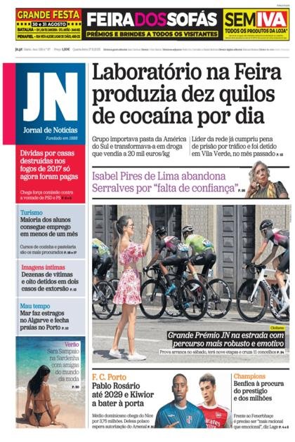Jornal de Notícias – 27/08/2025