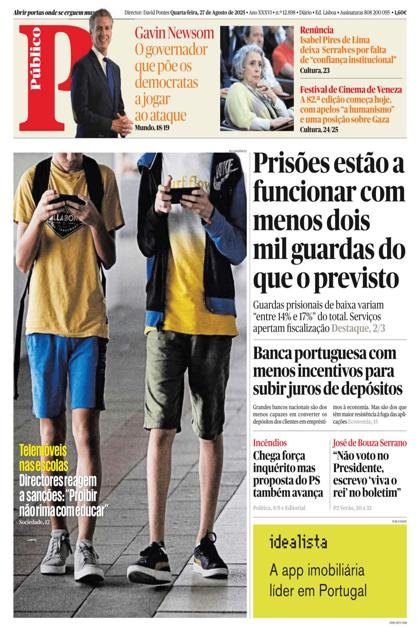 Público LX – 27/08/2025
