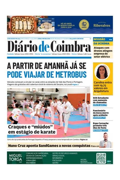 Diário de Coimbra – 28/08/2025