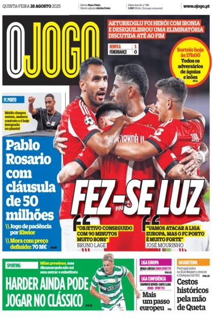 O Jogo – 28/08/2025
