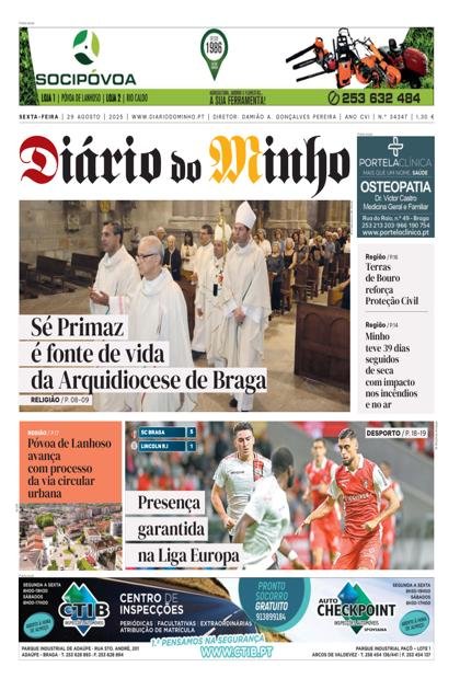 Diário do Minho – 29/08/2025