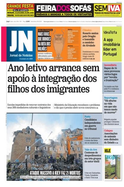 Jornal de Notícias – 29/08/2025