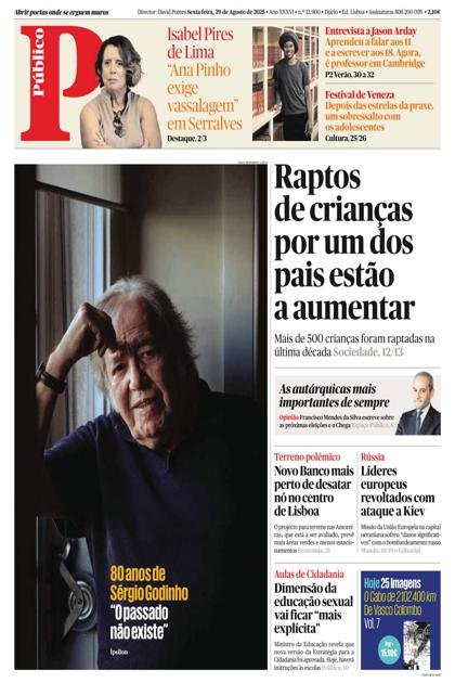 Público LX – 29/08/2025