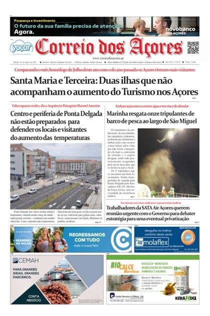 Correio dos Açores – 30/08/2025