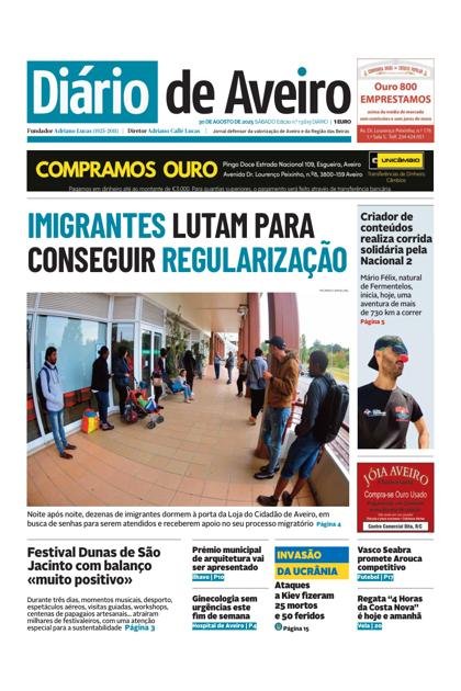 Diário de Aveiro – 30/08/2025